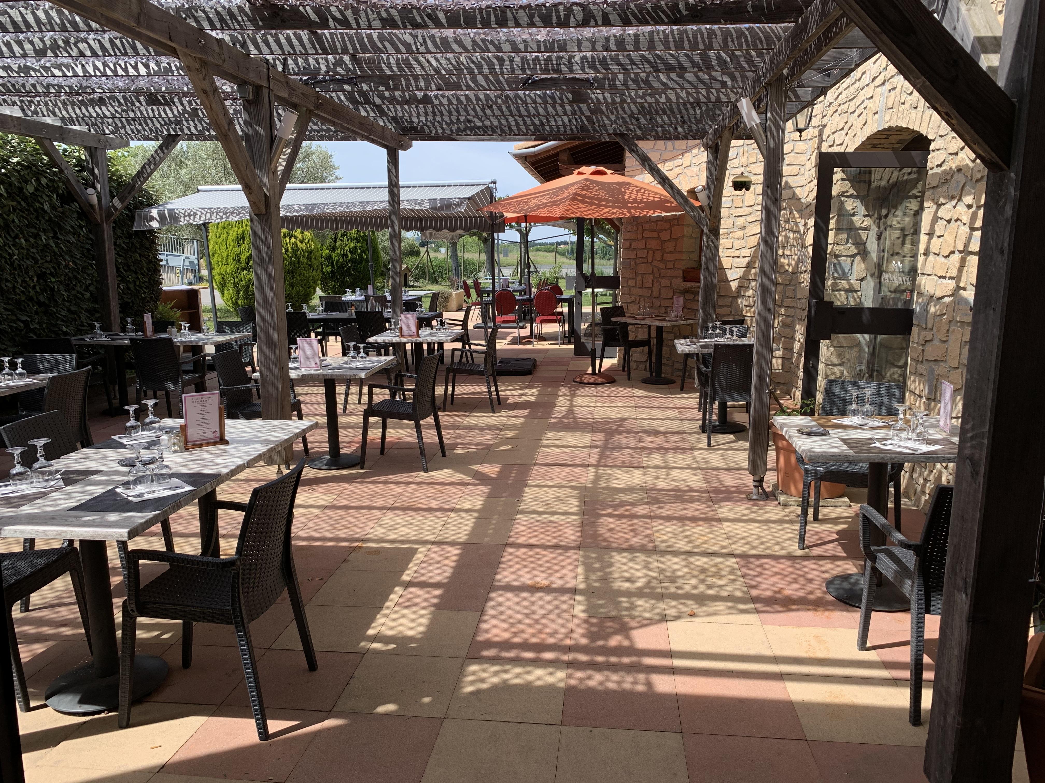 Logis Hotel Restaurant Le Mas De Mon Pere Saint-Jean-le-Centenier Exterior foto